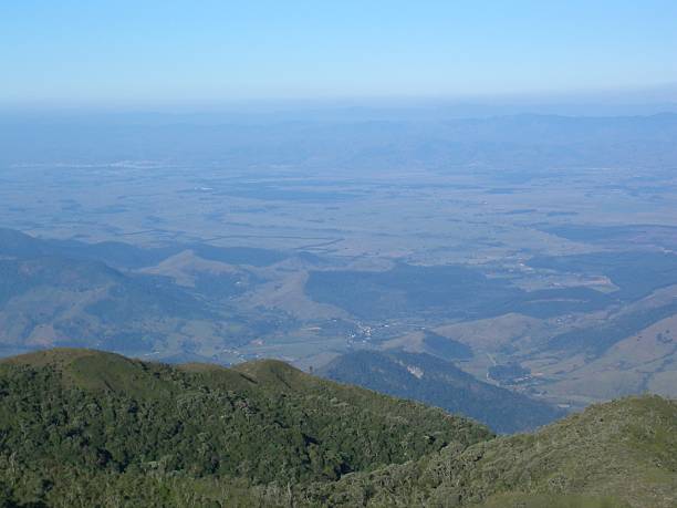 Top of a mountain - Campos do Jordão - Brazil stock photo