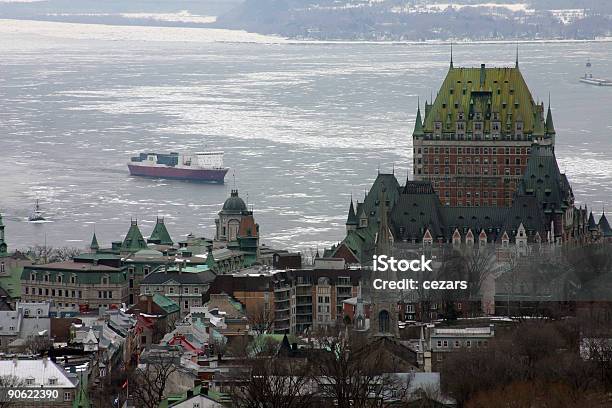 Cidade De Quebec - Fotografias de stock e mais imagens de Ao Ar Livre - Ao Ar Livre, Canadá, Castelo