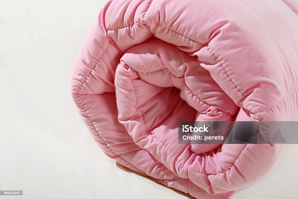 Cobertor cor-de-rosa - Foto de stock de Rosa - Cor royalty-free
