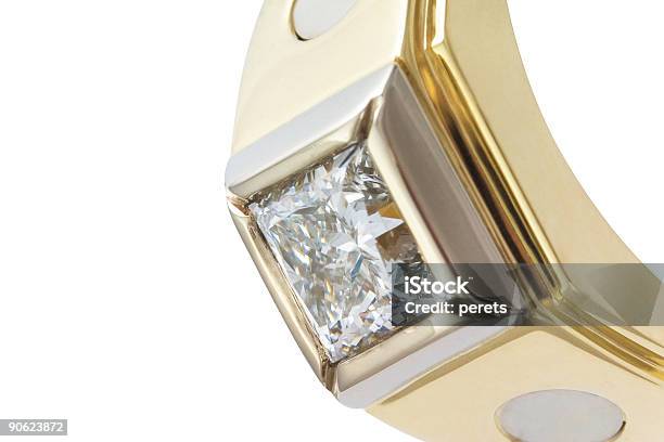 Foto de Diamond e mais fotos de stock de Brilhante - Reluzente - Brilhante - Reluzente, Diamante - Pedra preciosa, Fundo Branco