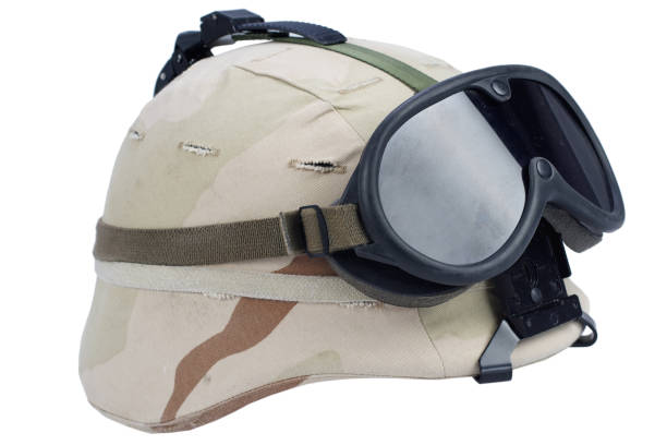 istock army kevlar helmet with goggles isolated 906240082