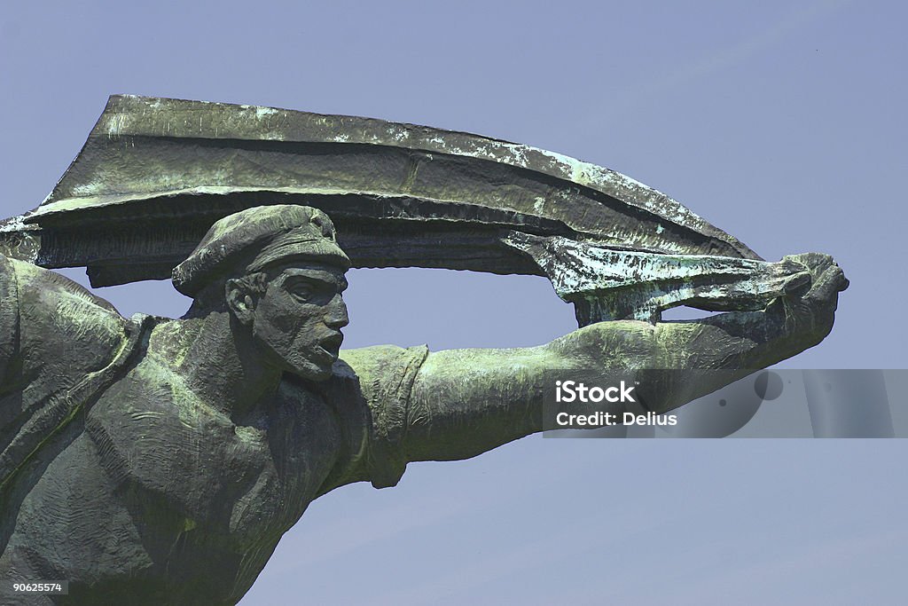 Komunistyczna Statua 2 - Zbiór zdjęć royalty-free (Bez ludzi)