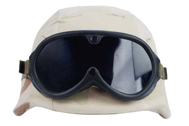 istock army kevlar helmet with goggles isolated 906256508
