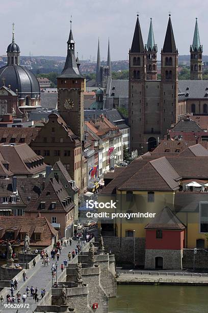 Stadt Wurzburg - Fotografias de stock e mais imagens de Alemanha - Alemanha, Ao Ar Livre, Baviera