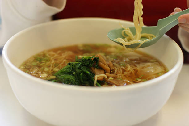 Bowl of Ramen stock photo