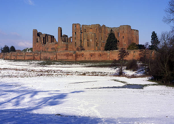 istock Kenilworth Castle in Snow. Warwickshire. England 90628100