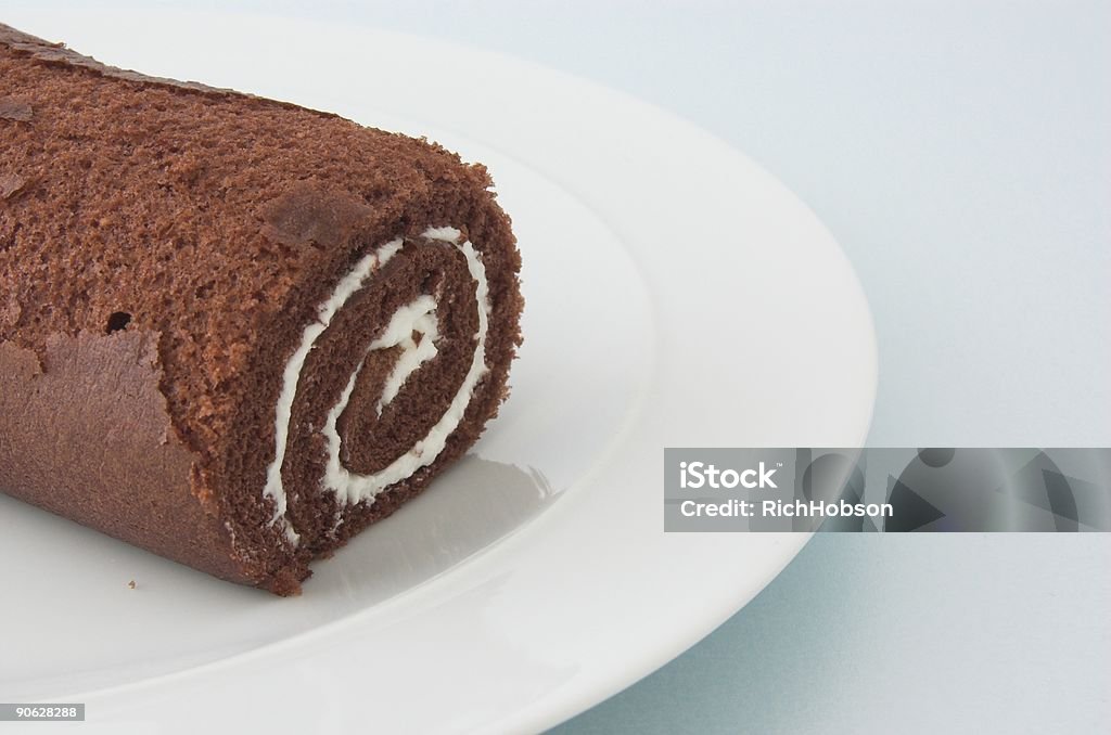 Chocolate Torta Suíça - Royalty-free Alimentação Não-saudável Foto de stock