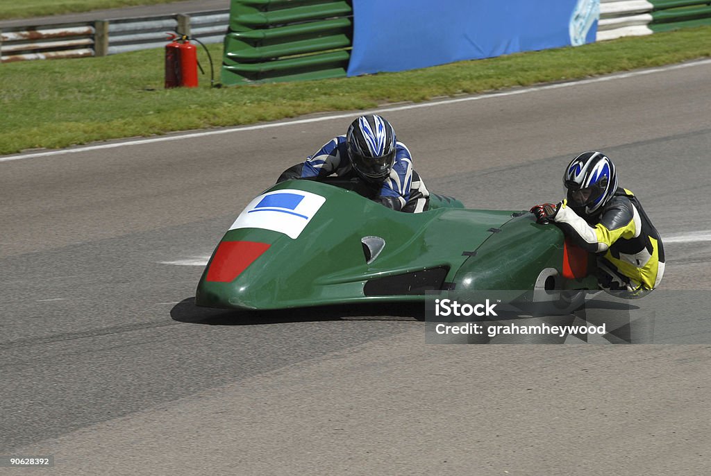 Verde Sidecar racer - Foto de stock de Sidecar royalty-free