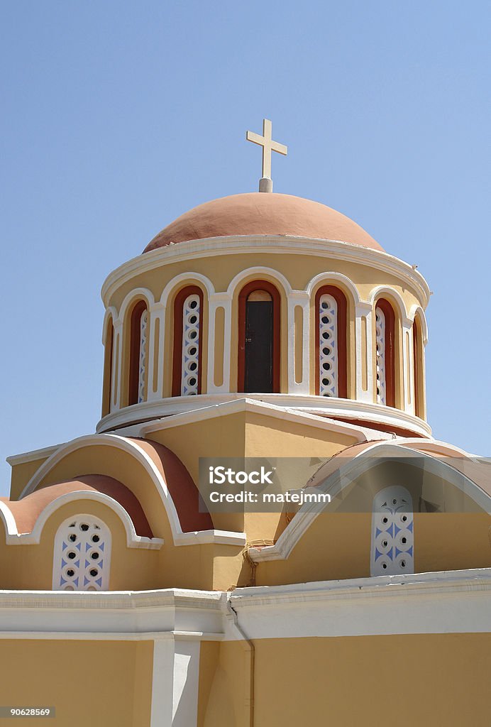 Kirche auf dem Dach - Lizenzfrei Blau Stock-Foto