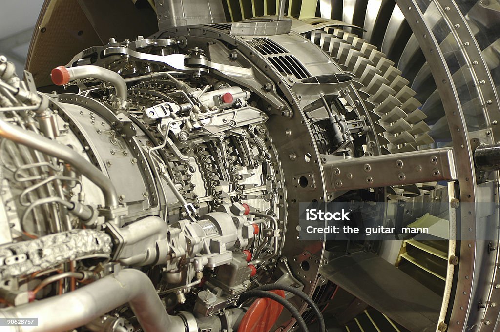 제트 Engine - 로열티 프리 제트 엔진 스톡 사진