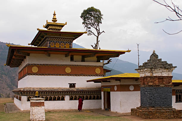 istock Bhutan - Traditional Monastery Architecture 90628858