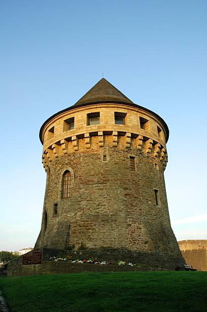Massive tower  brest brittany stock pictures, royalty-free photos & images
