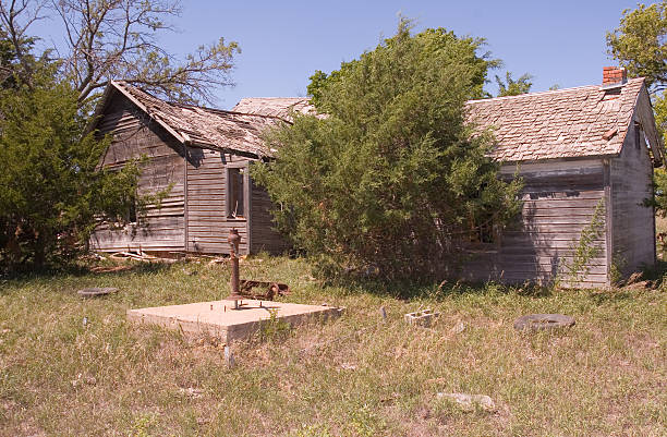Abandoned Homestead stock photo