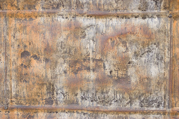 rusted tin texture 3 stock photo