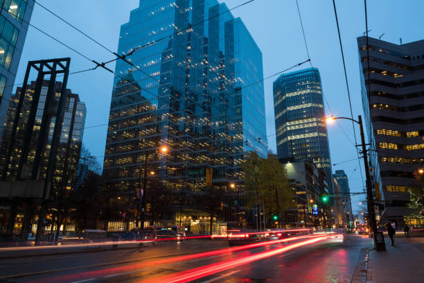 istock Downtown Vancouver, British Columbia by night 906308474