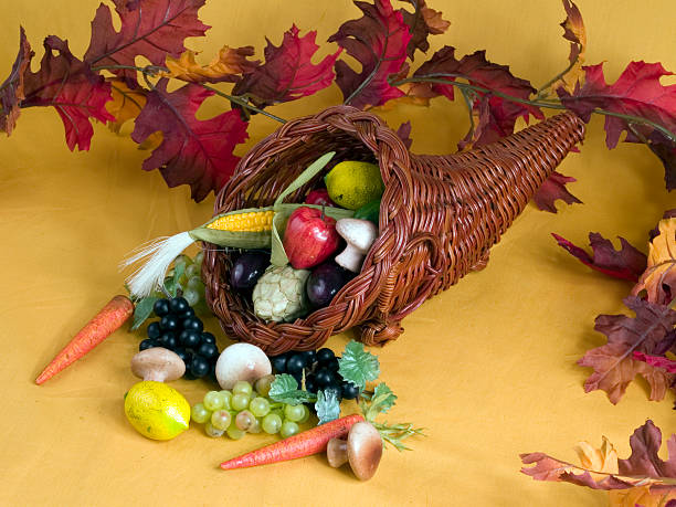 Thanksgiving Cornucopia  Artichoke stock pictures, royalty-free photos & images