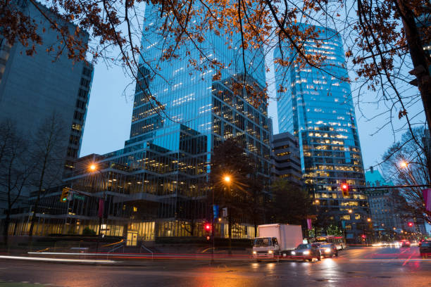 istock Downtown Vancouver, British Columbia by night 906312630