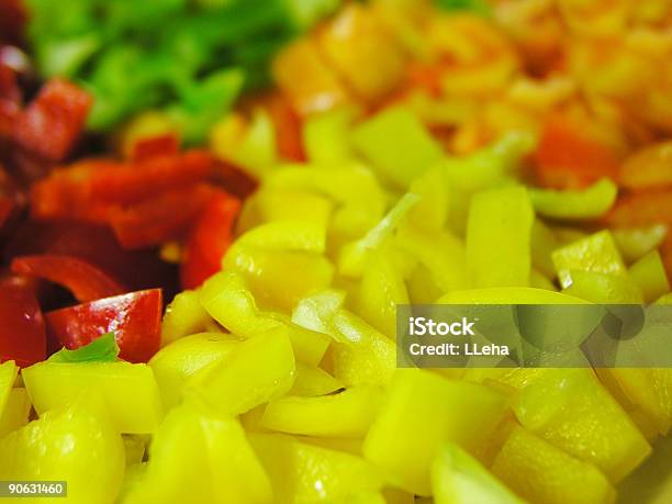 Foto de Quatro Cores Páprica 4 e mais fotos de stock de Alimentação Saudável - Alimentação Saudável, Amarelo, Comida