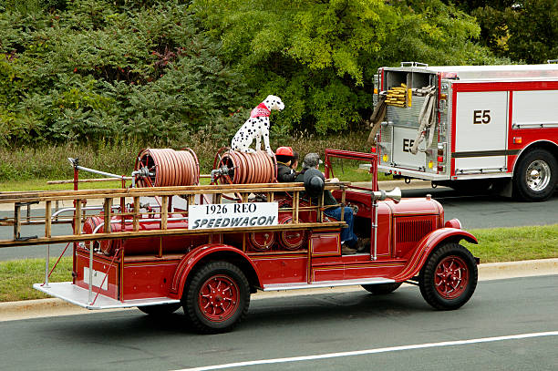 wóz strażacki parada 1 - pumper zdjęcia i obrazy z banku zdjęć