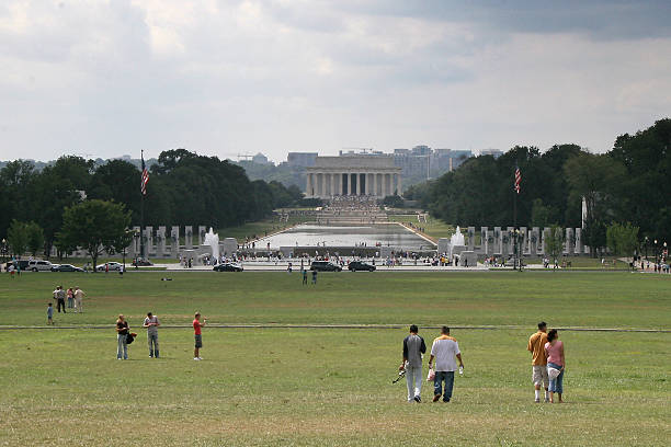 istock Lincoln Memorial from Washington Monument 90632528