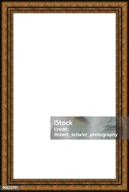 Picture Frame Rustic Oak Wood Xxl Stock Photo - Download Image Now - Antique, At The Edge Of, Border - Frame