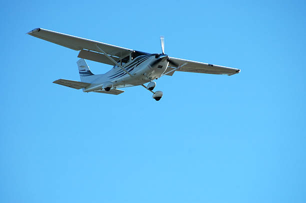Light plane stock photo
