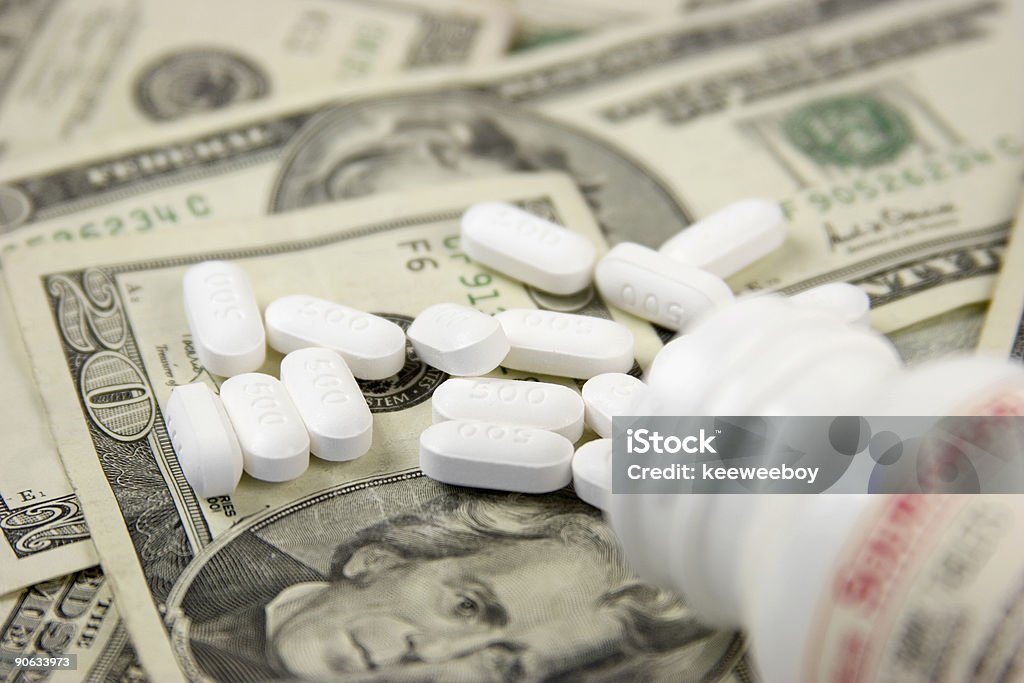 Healthcare Bottle Stock Photo