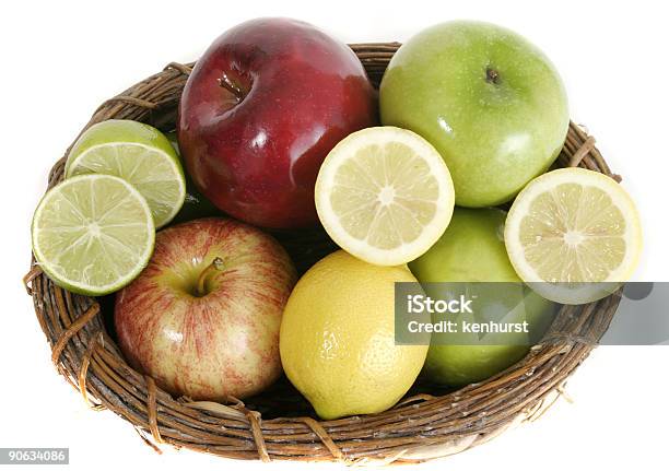 Fruit Basket 2 Stock Photo - Download Image Now - Abundance, Apple - Fruit, Basket