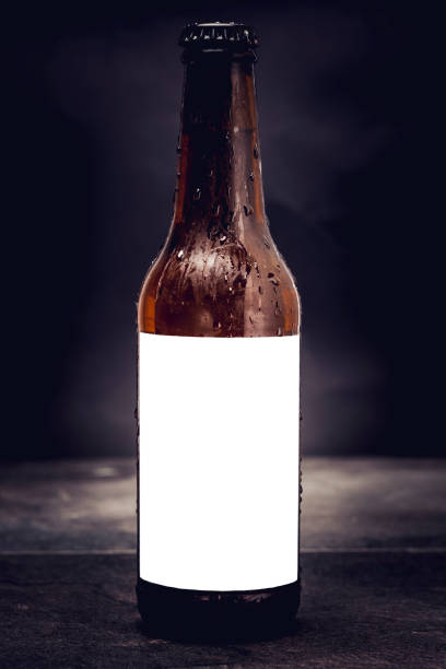 istock Blank label on the beer bottle 906345808