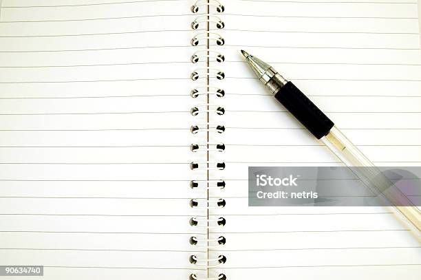 Notebook And Pen 4 Stock Photo - Download Image Now - Advice, Blank, Bonding