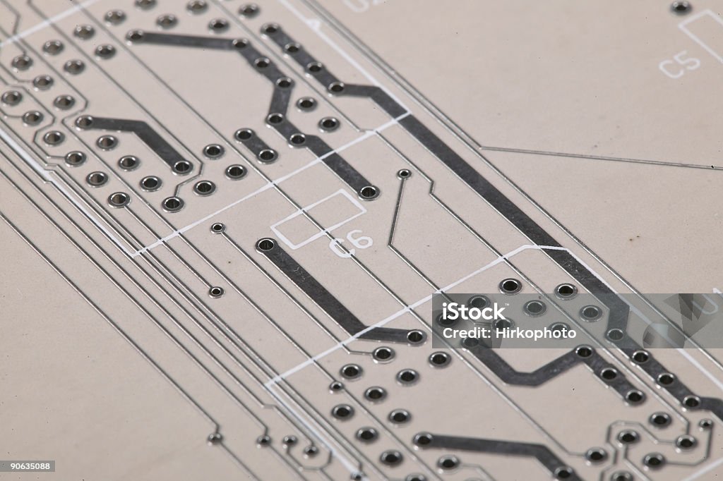 Circut Board macro Boarding Stock Photo