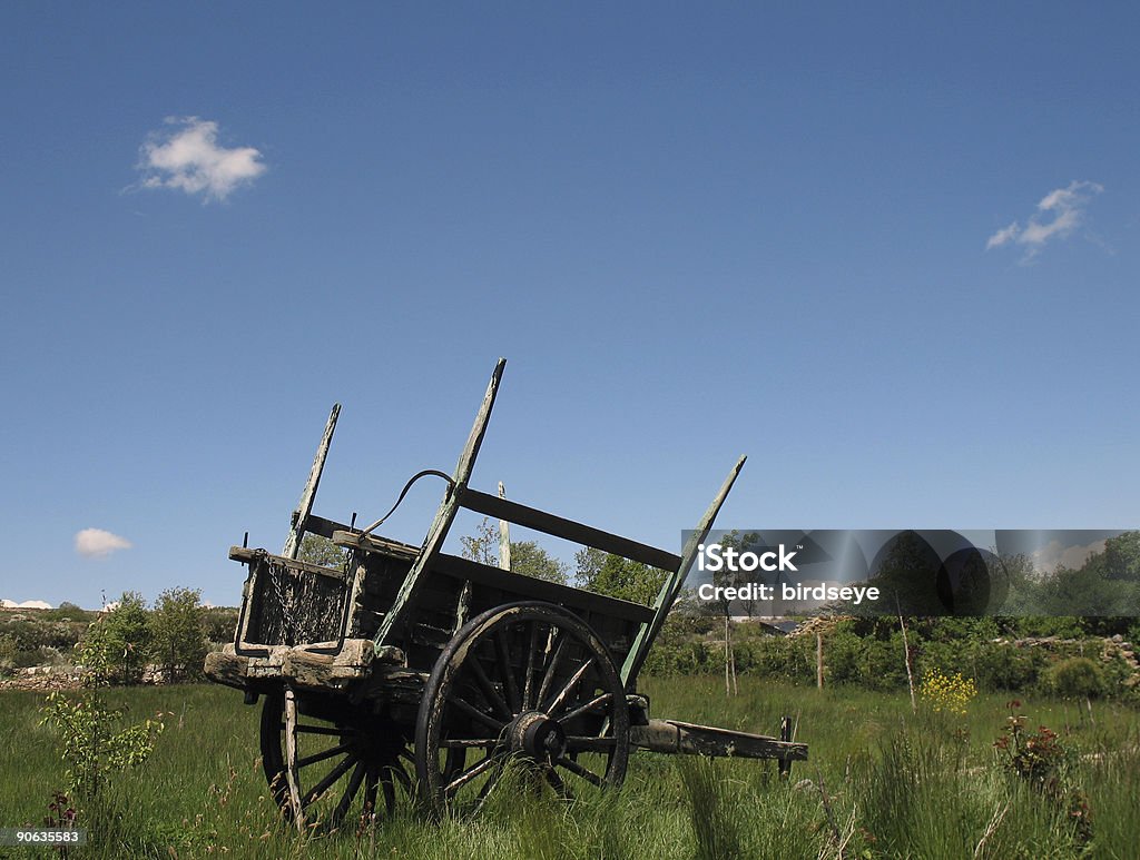 Abandonado Carro de Bois - Royalty-free Abandonado Foto de stock