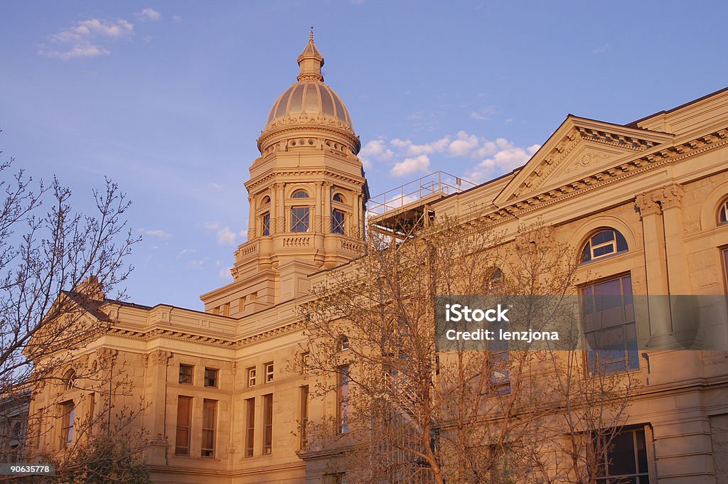 Wyoming Capitol di Cheyenne - Foto stock royalty-free di Wyoming