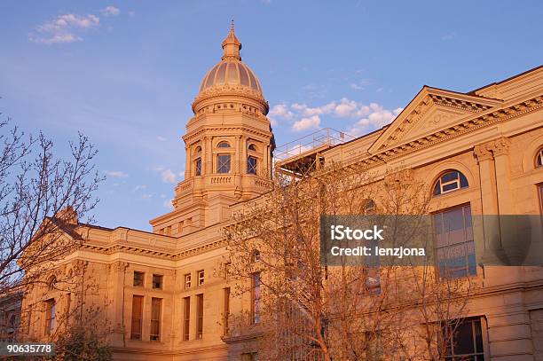 Wyoming Capitol Di Cheyenne - Fotografie stock e altre immagini di Wyoming - Wyoming, Cheyenne - Wyoming, Affari