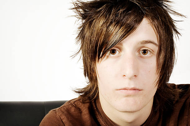 Teen portrait  emo boy stock pictures, royalty-free photos & images