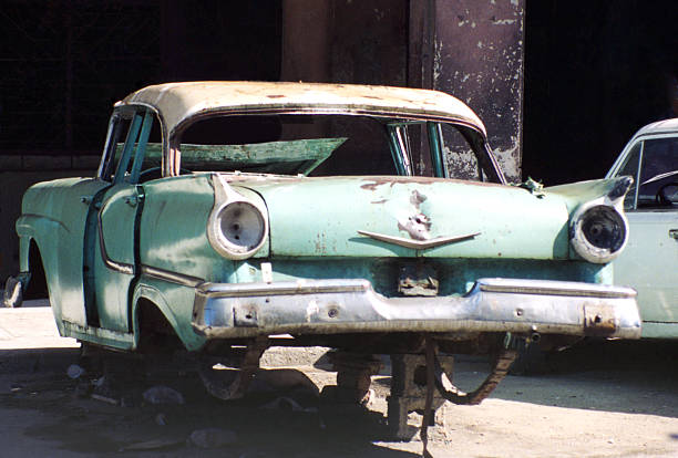 Cars of Cuba (2) stock photo