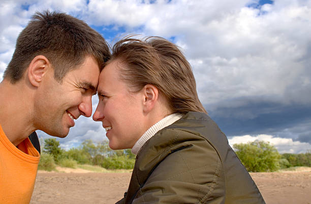 istock Happy  couple on a beach-4 90636790