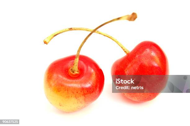 Cherry3 Foto de stock y más banco de imágenes de Aislado - Aislado, Alimento, Arándano rojo - Fruta baya