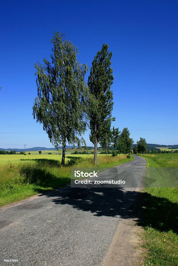 Country estrada - Foto de stock de Autoestrada royalty-free