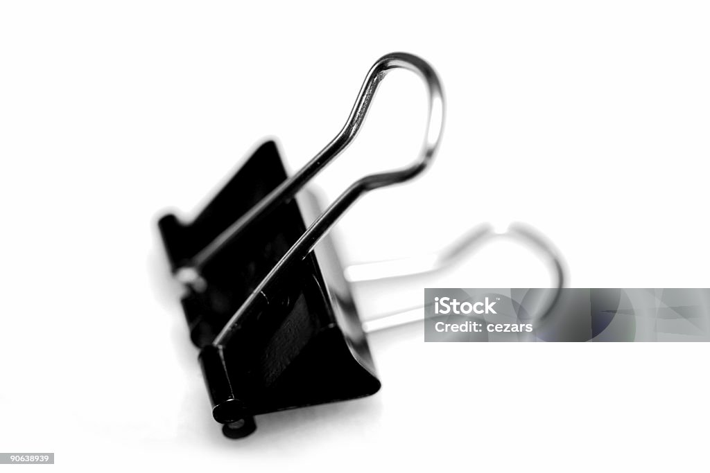 bull clip (Schwarzweiß-version mit flachen Schärfentiefe - Lizenzfrei Ausrüstung und Geräte Stock-Foto