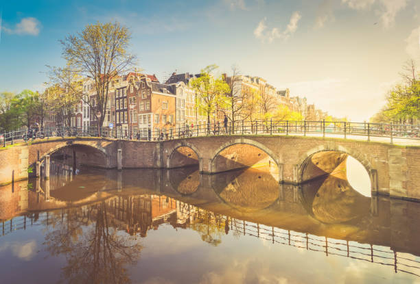 istock Houses of Amsterdam, Netherlands 906399170
