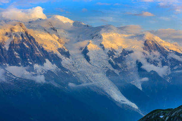 Mont Blanc is the highest mountain of historic Europe (4810 m altitude)