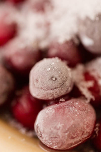 istock Snowy Frosted Red Cranberries 906407690