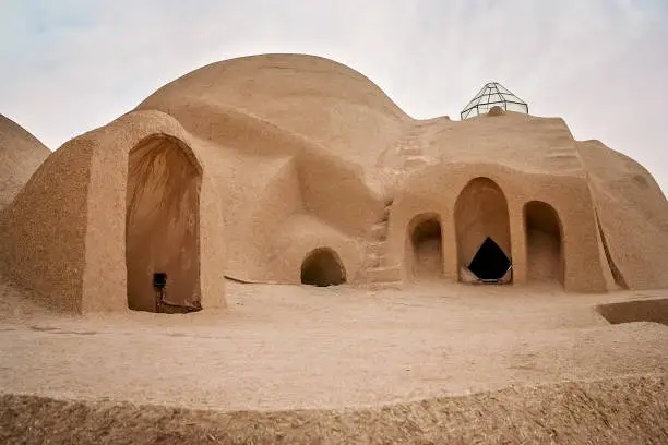 Photo of Rooftop dome of the traditional iranian palace in Kashan