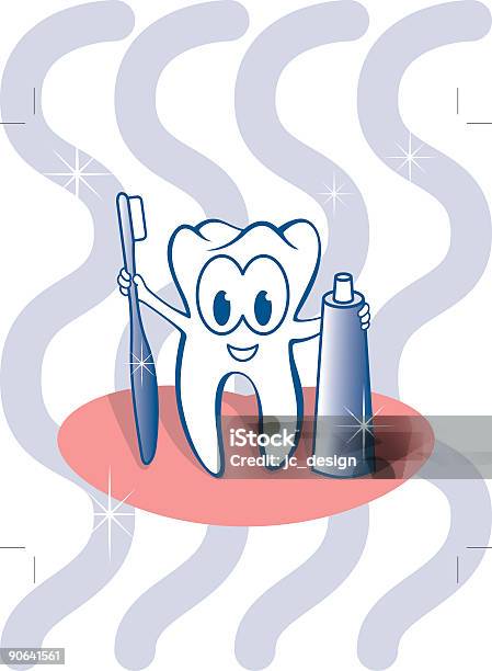 Ilustración de Limpieza Dental Carácter y más Vectores Libres de Derechos de Asistencia sanitaria y medicina - Asistencia sanitaria y medicina, Cepillar, Cepillo de dientes