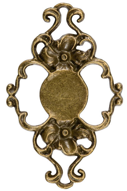 istock Filigree, decorative element for manual work, isolated on white, with clipping path 906417102