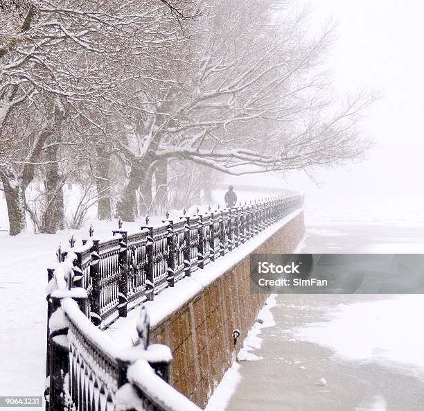 Foto de Aterro Kronverk e mais fotos de stock de Neve - Neve, Andar, Ausência