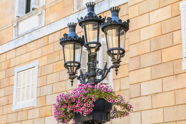 istock typical street lighting in central barcelona, spain 906439516