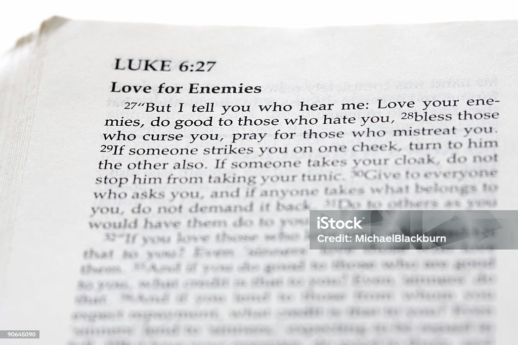 Christian-Luke 6:27 - Foto stock royalty-free di Amore