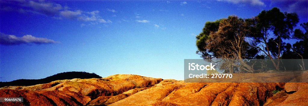 Outback Australia Red Rock paisaje de Panorama - Foto de stock de Queensland libre de derechos